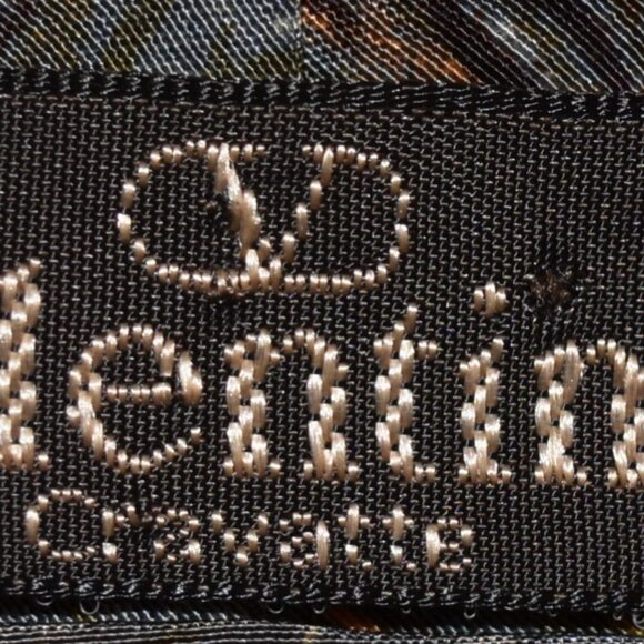 Valentino Cravatte Italian Silk Tie – Abstract Painterly Print, Made in Italy - Picture 4 of 6